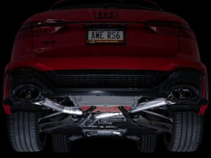 Audi RS7 Performance Exhaust - AWE Tuning - SwitchPath Cat-Back - Diamond Black - `21-`23